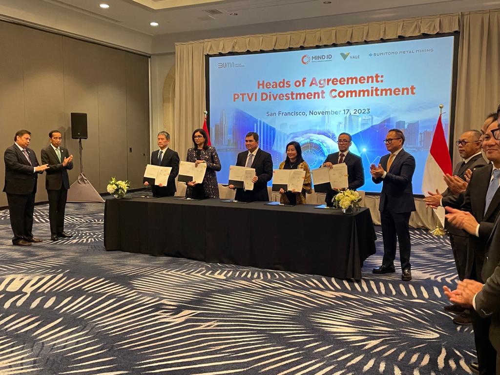 Penandatanganan ini akan ditindaklanjuti dengan pembahasan yang lebih detail. (dok. PT Vale Indonesia)